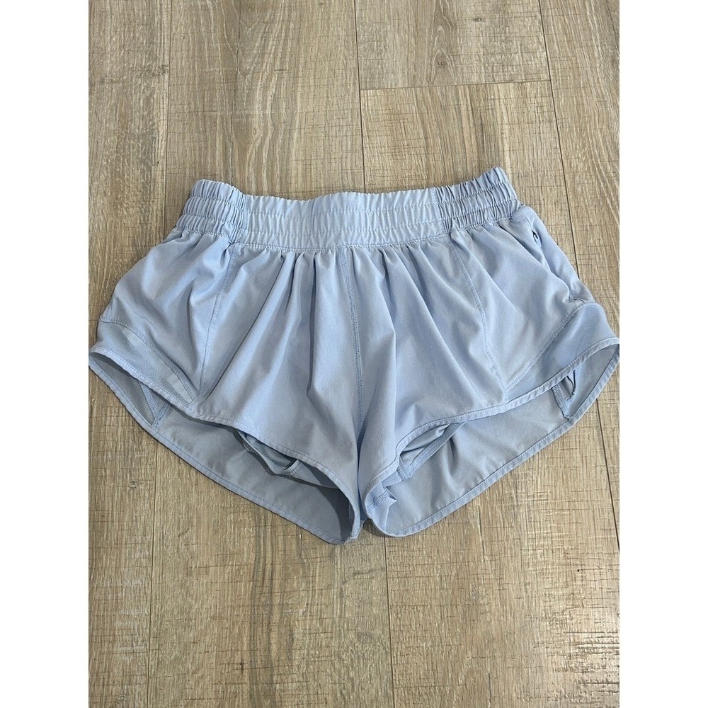 Light Blue Athletic Running Shorts Size M but fits‎ like small